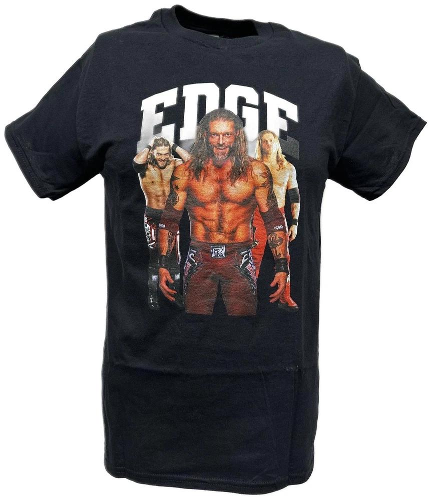 Edge Three Pose Unisexs Black Tshirt M