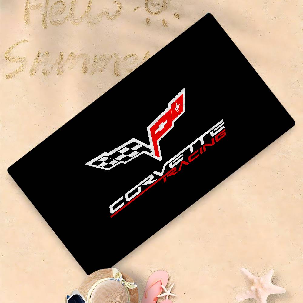 C-Corvettes Anime Beach Swimming Towel Soft Absorbent Washcloth Children's Gifts For Kids Travel Camping Gym