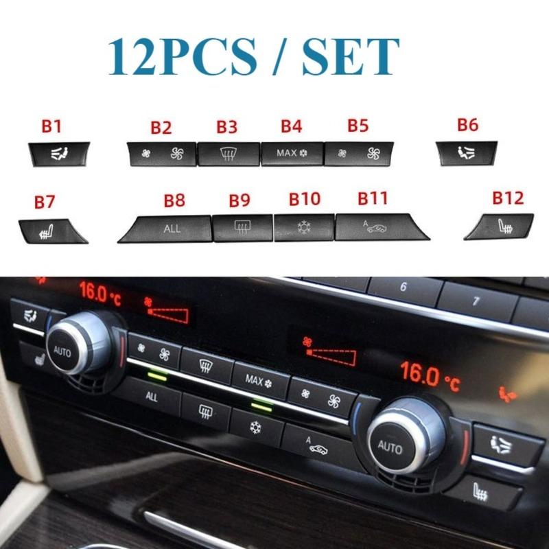 Dashboard Air Conditioner AC Control Button Heater Switch Cover For BMW 5 6 7 Series X5 X6 F10 F11 F07 F06 F12 F01 F02 F15 F16