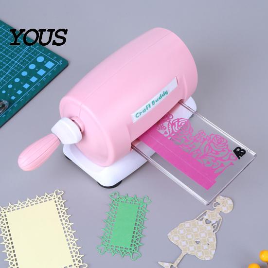 Kunststoff DIY Papierschneide-Prägemaschine Albumkarte Scrapbook Cutter Werkzeug