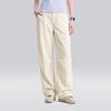 Li Ning Outdoor CF Straight Leg Sports Pants Women bottoms Rice-White AYKW412-3