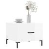 VidaXL Coffee Tables 2 Pcs Glossy White 50x50x40cm Engineered Wood 829401