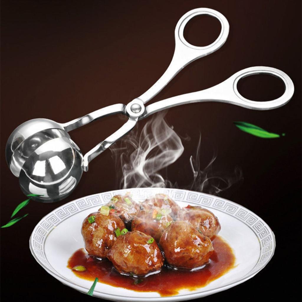 Comfortable Grip Meat Ball Maker 304 Stainless Steel Meatball Spoon for Easy and Safe Food Preparation Kitchen Gadget