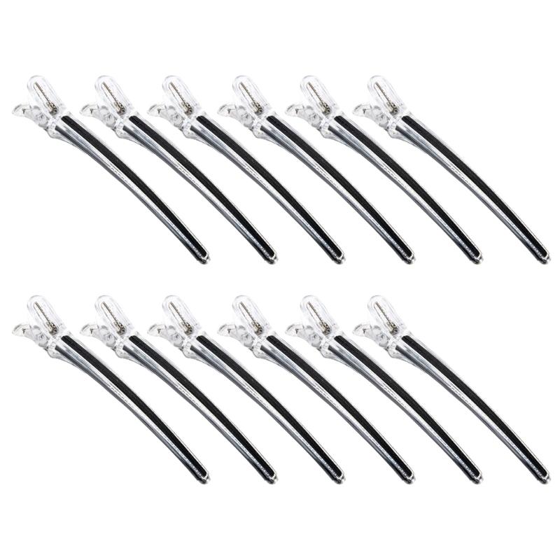 Pinze per Capelli a Becco d'Anatra, Pinze Alligatore Durevoli per Capelli da Donna, Pinze Lunghe a Becco d'Anatra, Pinze per Capelli per lo Styling dei Capelli