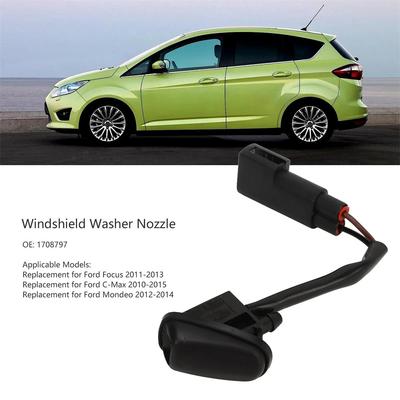 Car Front Windshield Washer Jet Spray Nozzle For Ford C‑Max Focus Mondeo 1708797