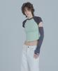 Peulaentigseobiseu Sleeve Warmer Raglan T-Shirt - Mint