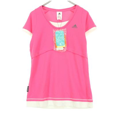 Unused Adidas One Point Short Sleeve T-shirt M Pink UPF50+ Women Used