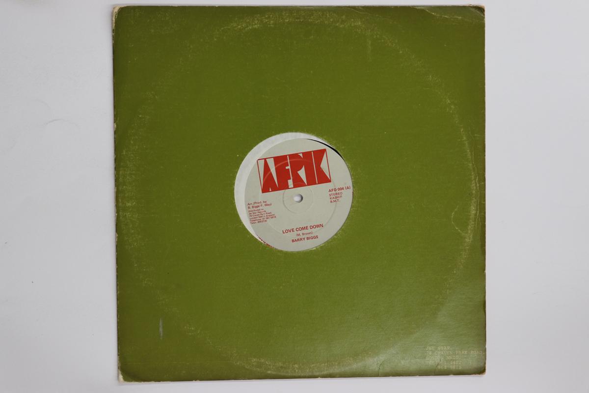 

12inch Record BARRY BIGGS Love Come Down AFD004 AFRIK 1983 UK Reggae Ska Dub Used