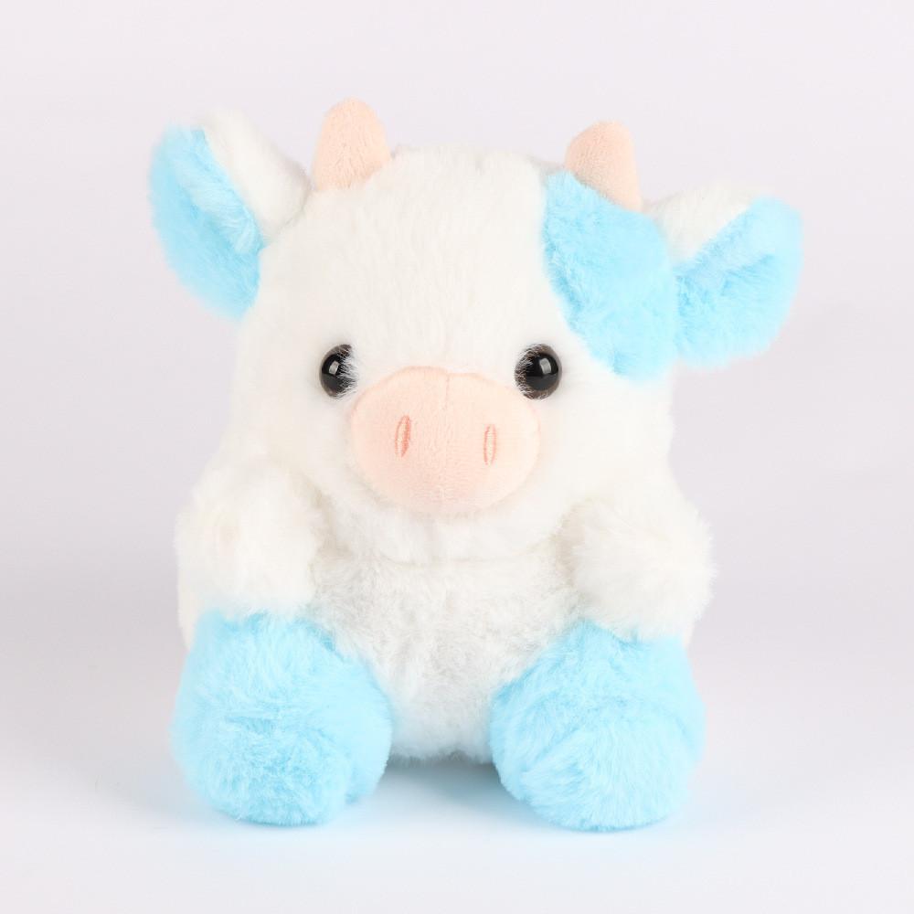 Cow Four Colour Plush Toy Stuffed Animal Doll Cartoon Decorations Kids Gift