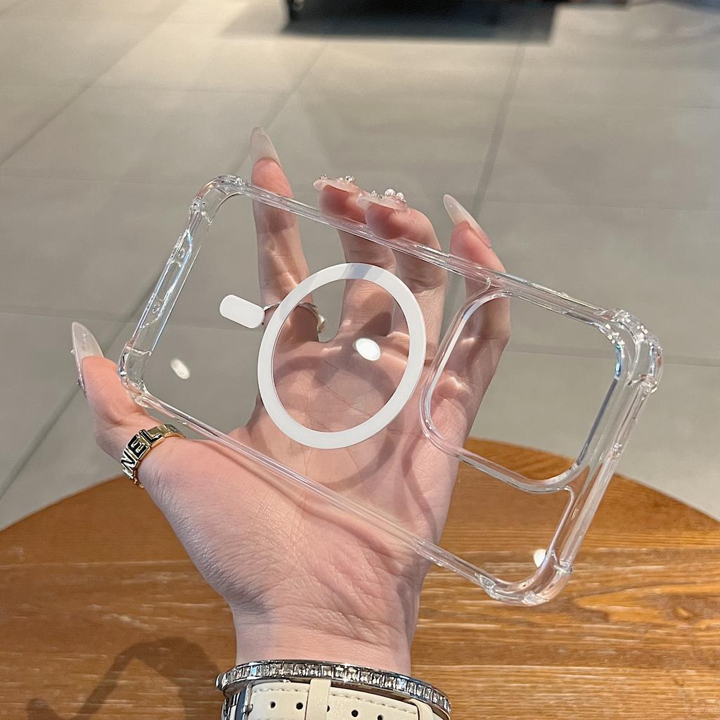 Crystal Clear Transparent Hard Phone Case for Oppo Find X9 X8 Pro Soft Bumper Anti Drop Wireless Charger Protection Cover Funda
