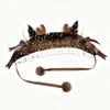 Warm Cross-tie Scarf Leg Cover Mink Fur Fake Collar Lolita Deer Pattern Faux Fur Hat  Women Ladies