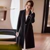 KAVON Women's Autumn/Winter Elegant Formal Trench Coat