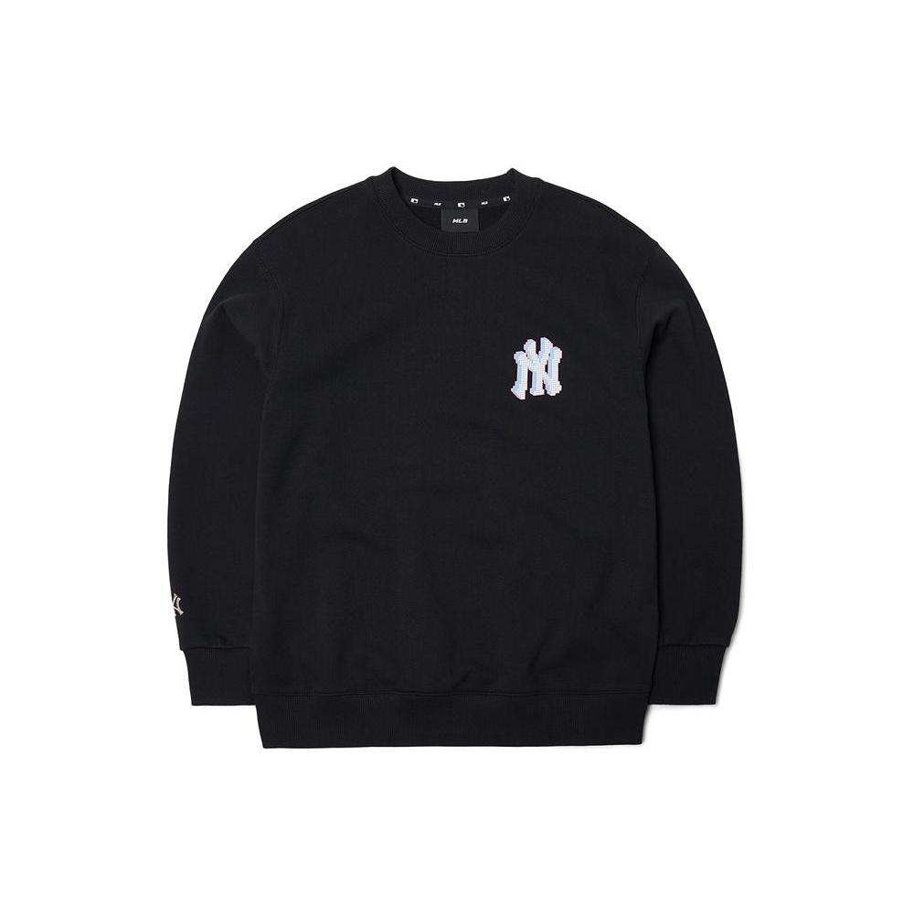 MLB Sweatshirts Men s Black Crew Neck Moderate Regular 3AMTX0114-50BKS S