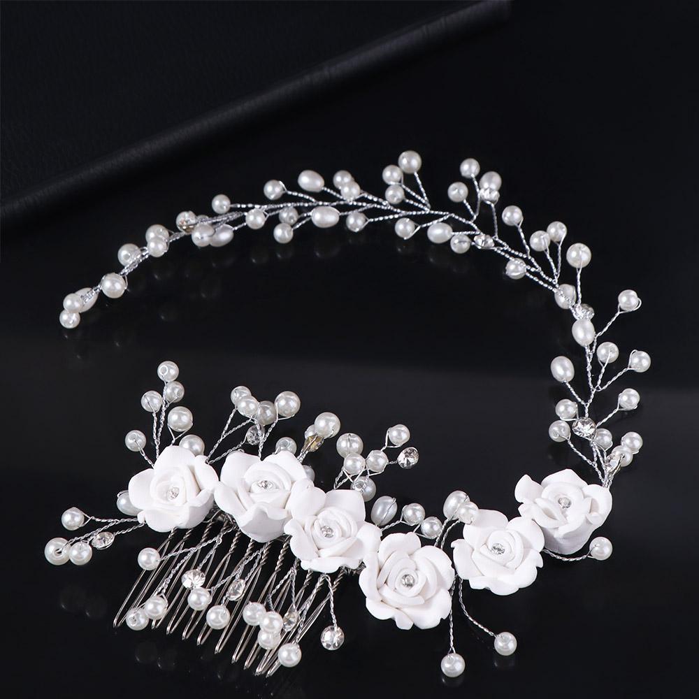 Handmade Bridal Headdress Exquisite Wedding Headwear Elegant Bridal Headwear  Hair Accessories