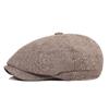 Youth Octagonal Cap Men's Autumn Winter Warm Beret Middle-Aged and Elderly Cap Newsboy Cap Painters Hats