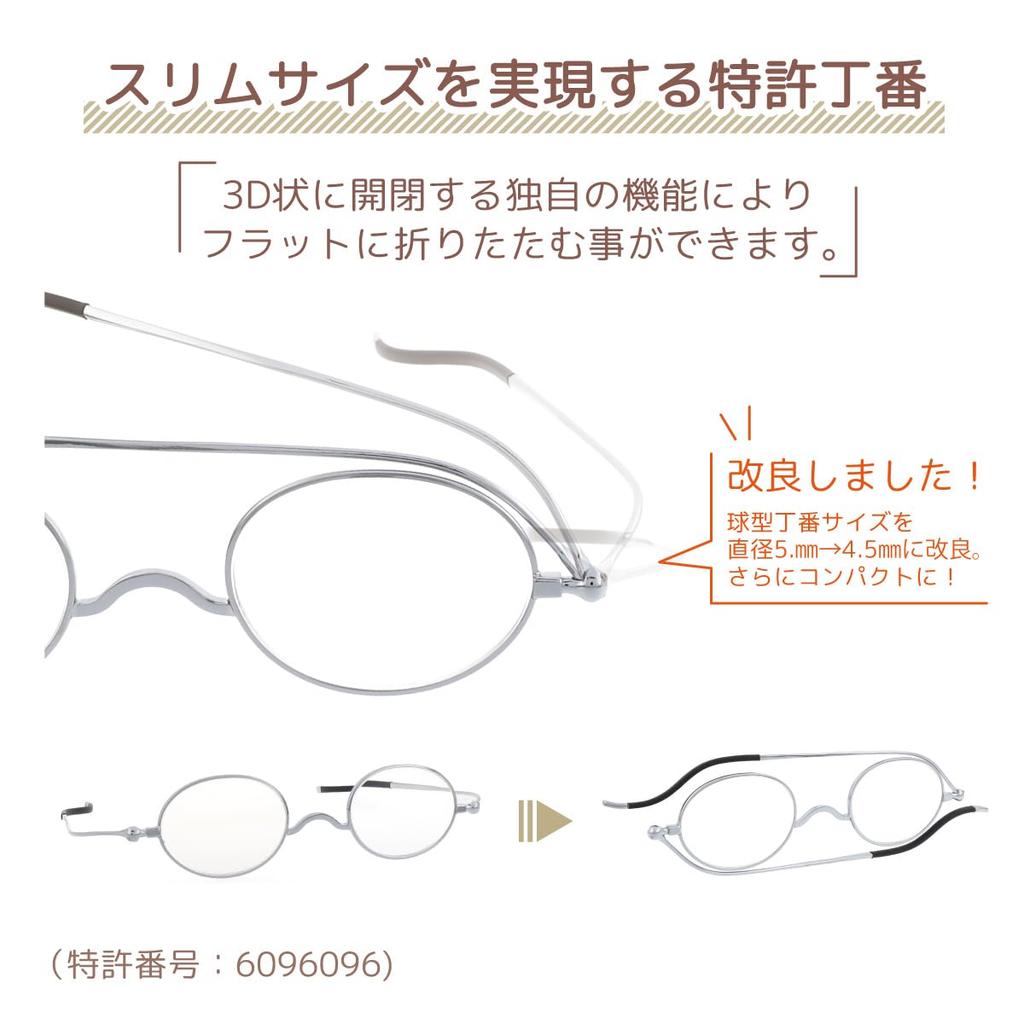 Shiori Reading Glasses Thin Reading Glasses Brown Demi Oval Blue Light Cut UV Cut Planned by Sabae Manufacturer [SHIORI] SI-09-3 +2.00