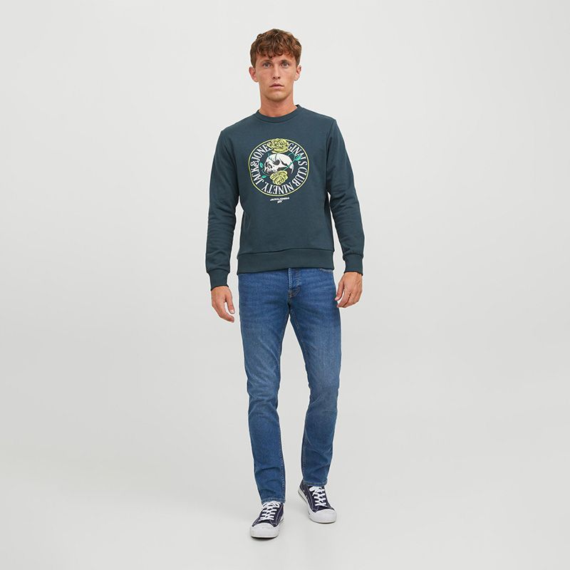 

Мужские классические зауженные синие джинсы JACK & JONES US 33 / 34 синий