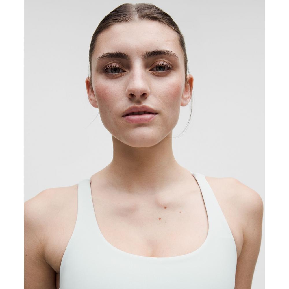 Lululemon Energy Longline Bra  MeDium Support  B D Cups Pelican