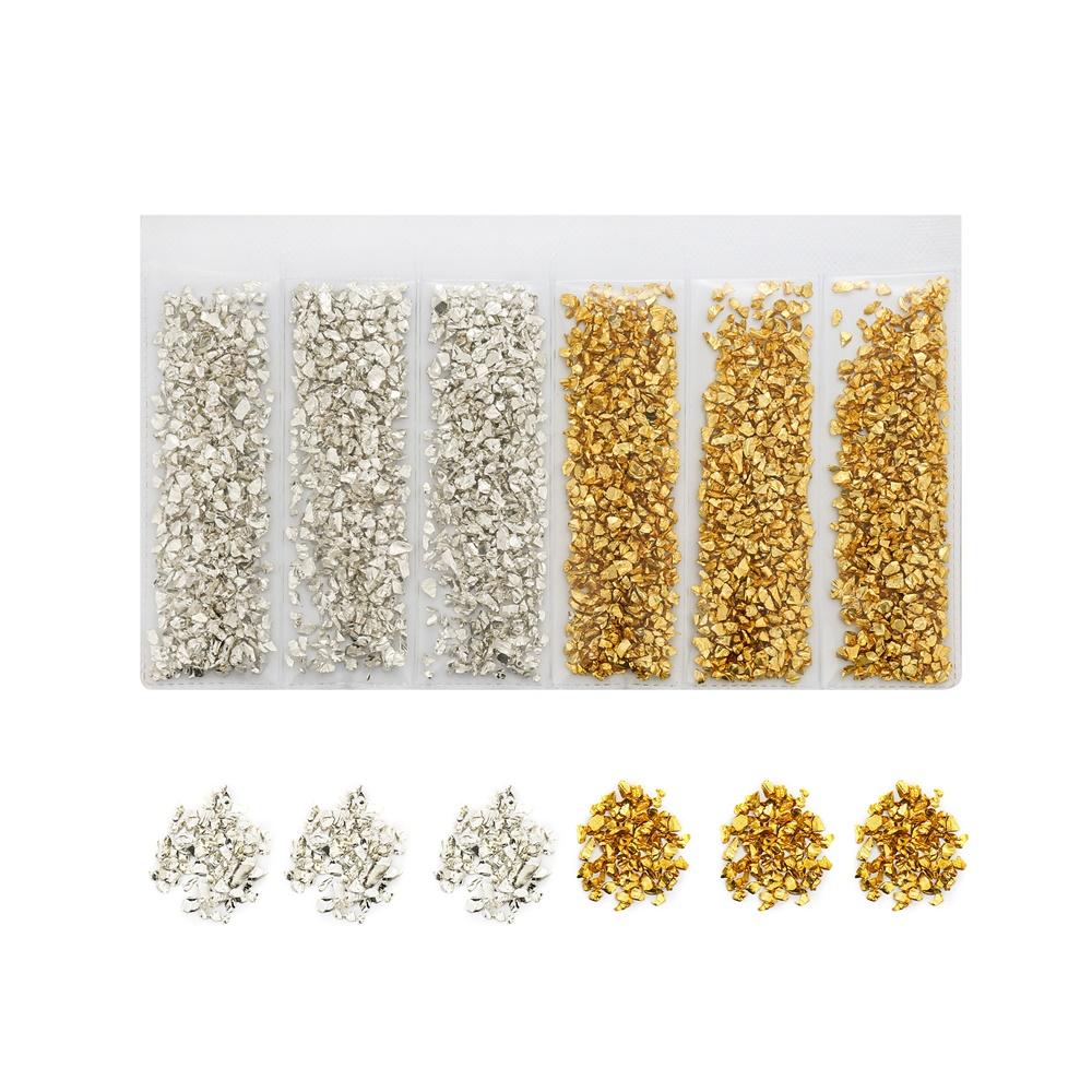 1 Set Multi-Color Mixing Nail Art Crushed Glass Stones Irregular Decoration for DIY Epoxy Resin Siliocne Mold Fillings Material