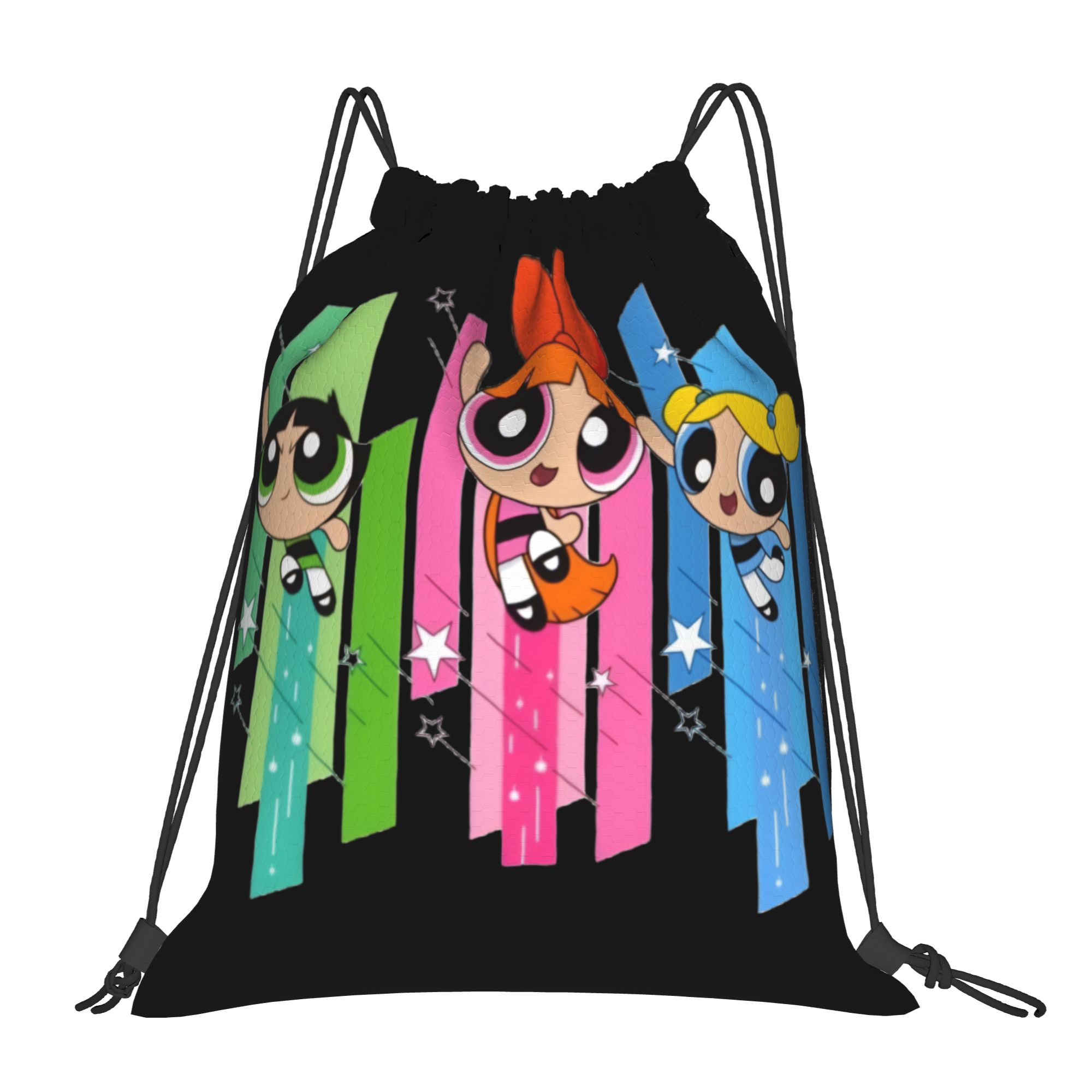 Sacs à cordon personnalisés Poweres Anime Puffes pour le Shopping Sacs à dos Yoga Femmes Hommes Fleur de Bouton d'Or Lapin Sac de Sport Gym One Size