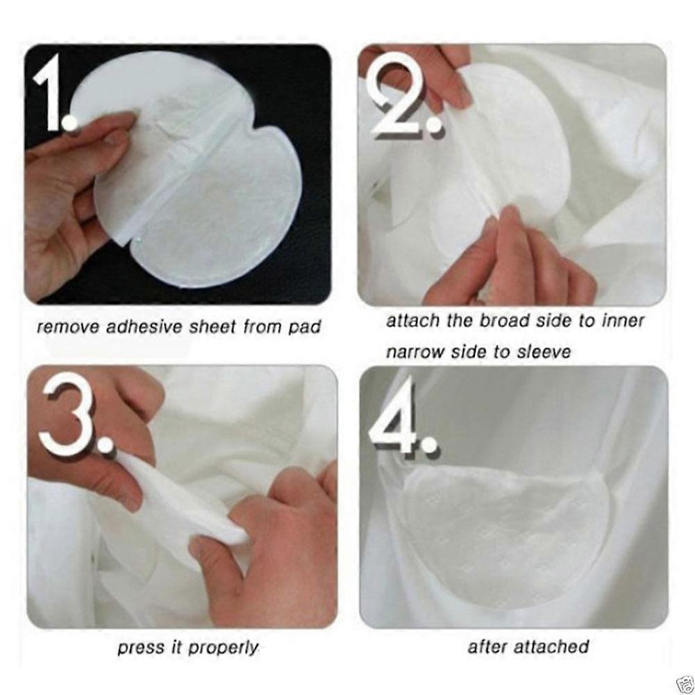 50Pcs Women Men Underarm Anti Perspiration Sweat Absorbing Pad Deodorant Shield