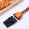 Removable Stainless Steel Silicone Brush Hangable Pastry Brushes  for Cake