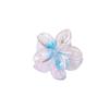 Koreanischer Stil 4CM Transparenter Glitzer Plumeria Haarspange für Damen