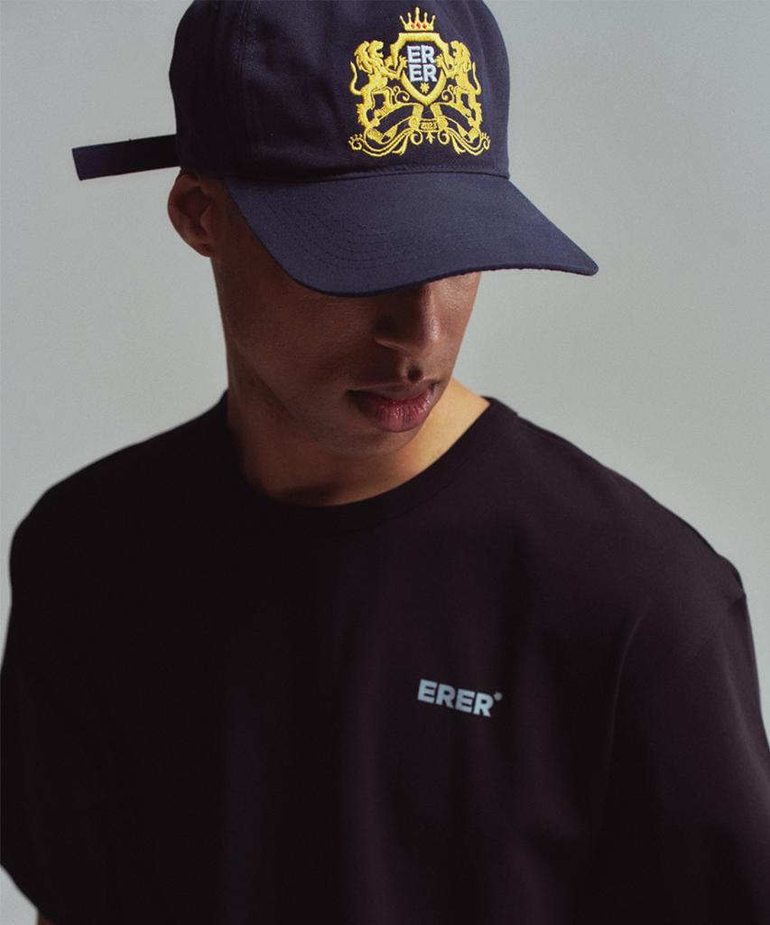ERER Lion 5-Panel Cap Navy