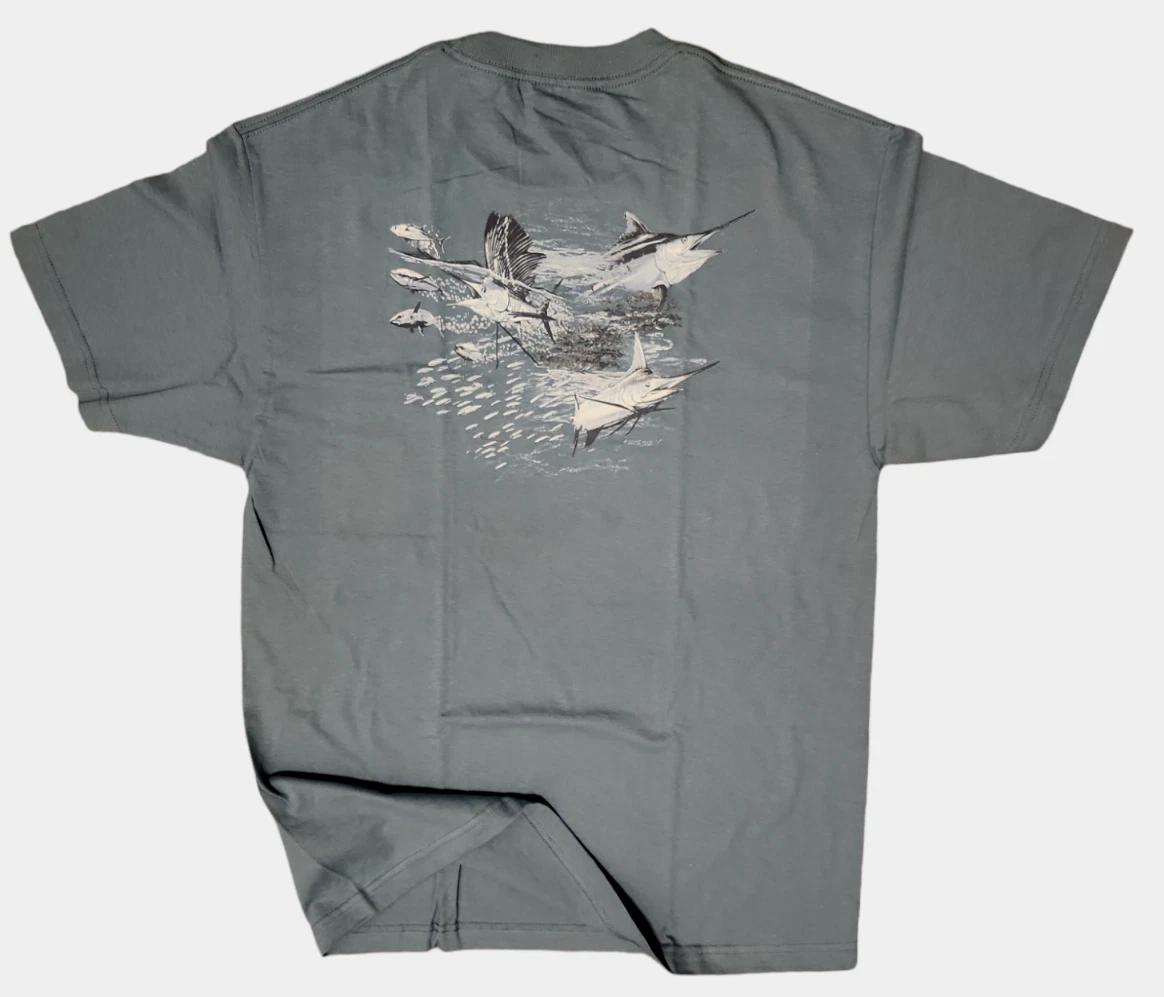 

Men s T Shirt Clearwater Fishing -Tuna -100% Cotton -SIZE LARGE -NWT 24.00 4XL