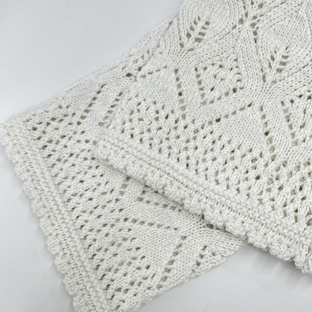 45R 70480011 White Lace Knit Cardigan Tops 03 whiteUsed