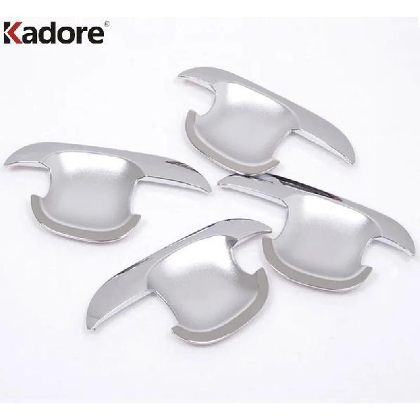 Side Door Handle Bowl Cover Trim For Kia Sportage 2005 2006 2007 2008 2009 2010 Chrome Car Door Handles Cup Overlay Accessories