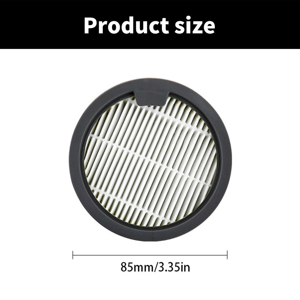 3Pieces Vacuum Cleaner Filter Vacuum Accessory Round Filter Easy Installation Filter Household Cleaning Supply for Home