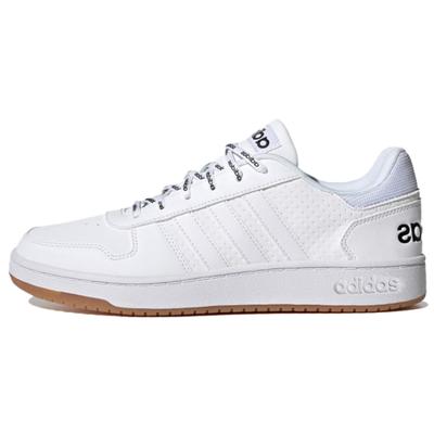 Hoops 2.0 'White Brown' Sneakers FY8630