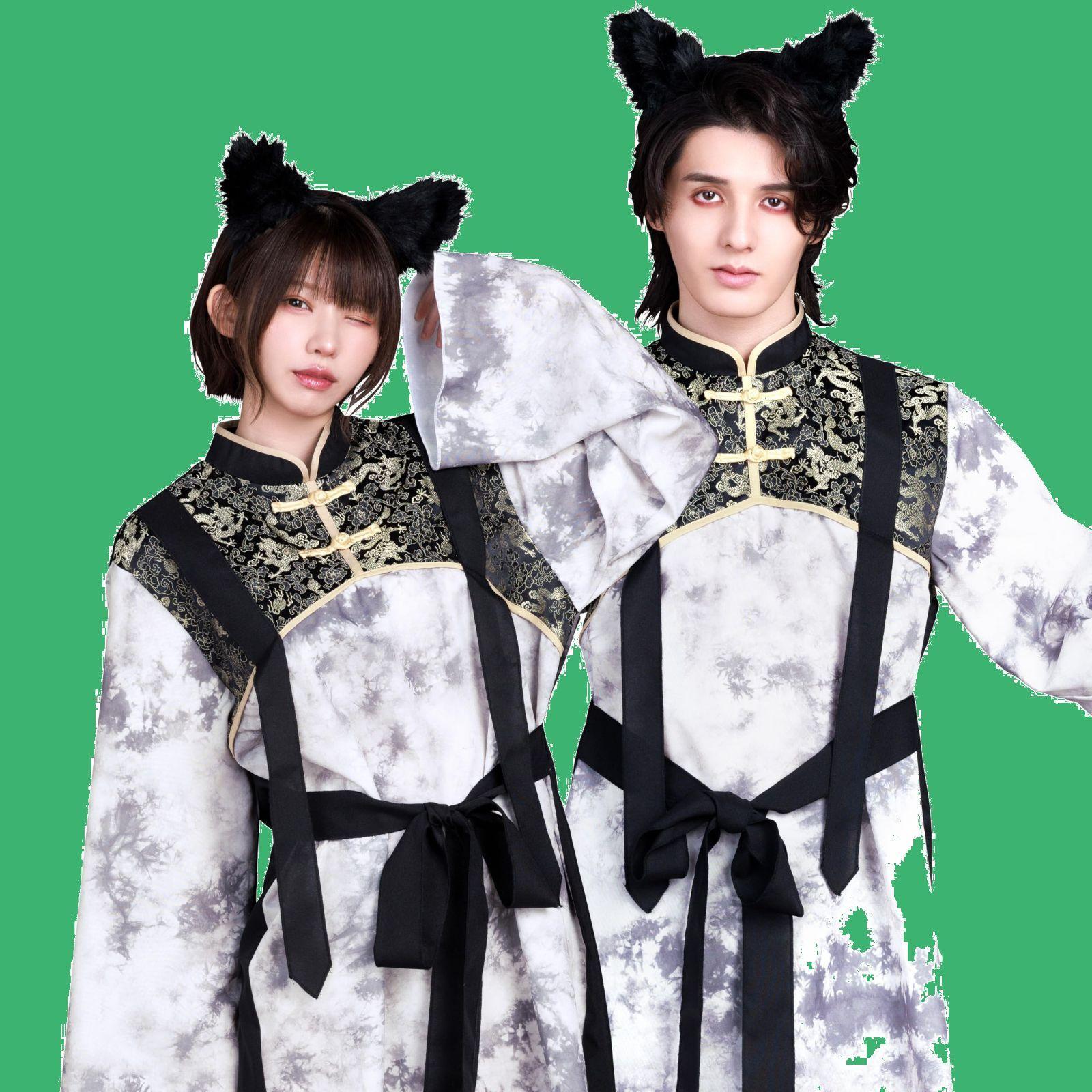 Neo Zombie Clearstone Cosplay Halloween China Wolf Unisex White