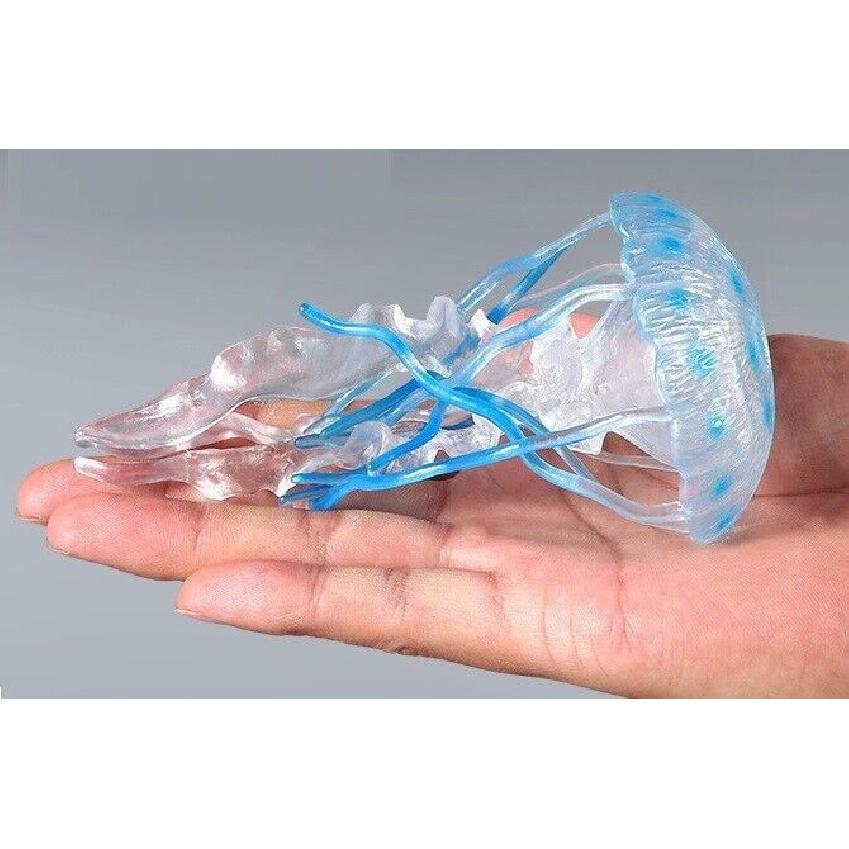 Blue Jellyfish Animal Toy PVC Action Figure Doll Kids Toys Party Gifts