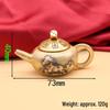 Messing Rotierender Sechsseitiger Handheld Dekompressions Fitness Ball - Fingerspitzen Gyroskop Ornament Geschenk