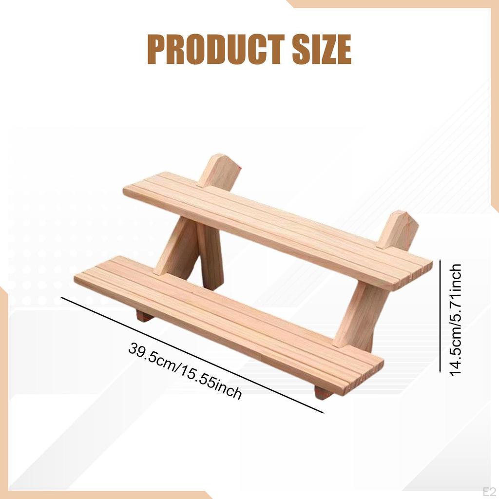 Display Stand for Figurines, Cardboard Earring Stand, Wooden Riser Candles, , Figurines