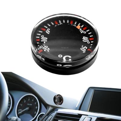 Mini-Thermometer Mechanisch Ohne Batterie 20mm Auto-Temperaturmesser mit doppelseitigem Klebeband