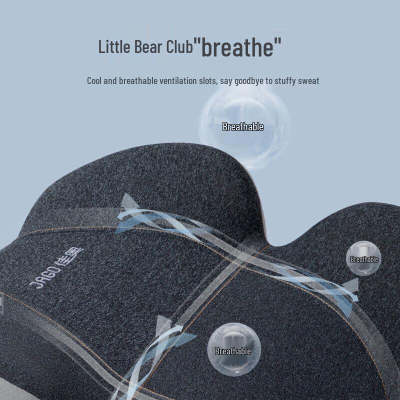 Jiaao Ergonomic Memory Foam Car Lumbar Support Cushion