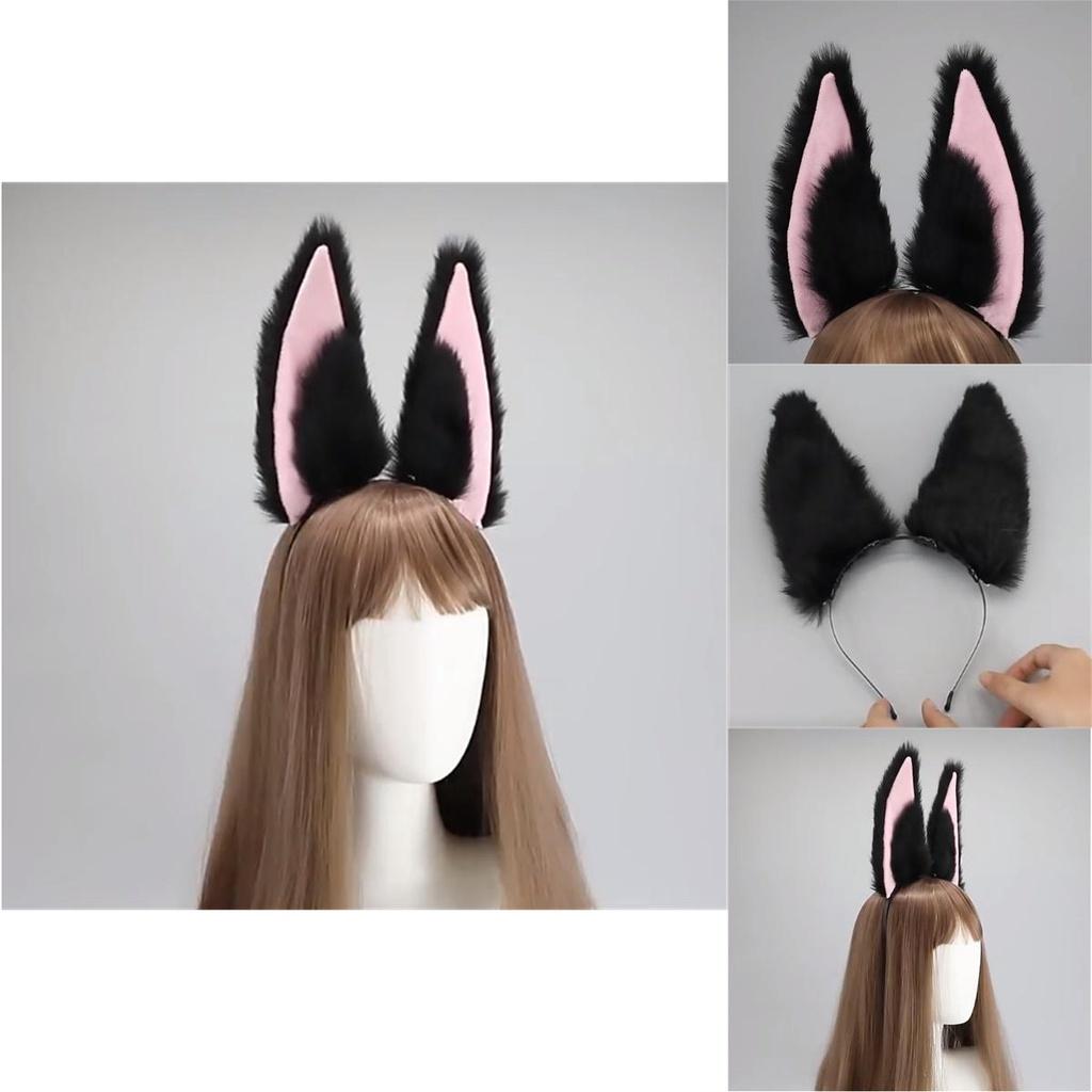 Unique And Stylish Plush Headband With Cosplay Animal Ears Perfect For Dressing Up