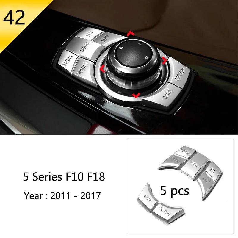 For BMW 5 Series F10 F18 Interior Door Window Switch Button Cover Trim Car Styling Modified Door Button Trim Auto Accessories