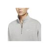 Nike Vintage Logo Embroidered Half-Zip Sweatshirt V1 Men Tops Grey DQ5210-063