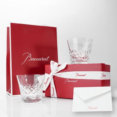 Pahar Baccarat Aria 2025, pereche de pahare pentru ziua de naștere, cadou festiv, cu cutie cadou și card cu mesaj inclus [împachetat] (Setul 2) a tatălui
