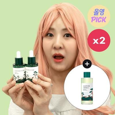 Round Lab Pine Soothing Cica Ampoule 30ml Double Plan (+Toner 100ml)