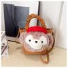 Autumn And Winter Small Leopard Print Bag Is Popular And Versatile One-shoulder Crossbody Bag Cute Cartoon Cat Portable Bucket Bag