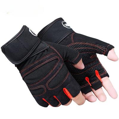 Outdoor Sport Gloves for Men Women Wrist Guard Fitness Gym Cycling Hiking Boxing Exercise Training Workout Long Wrist Fingerless