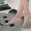 Neue Silikon-Duschmatte Anti-Rutsch Badezimmer Fußschrubber Pad Peeling Massage Bodenmatte zur Entfernung abgestorbener Haut