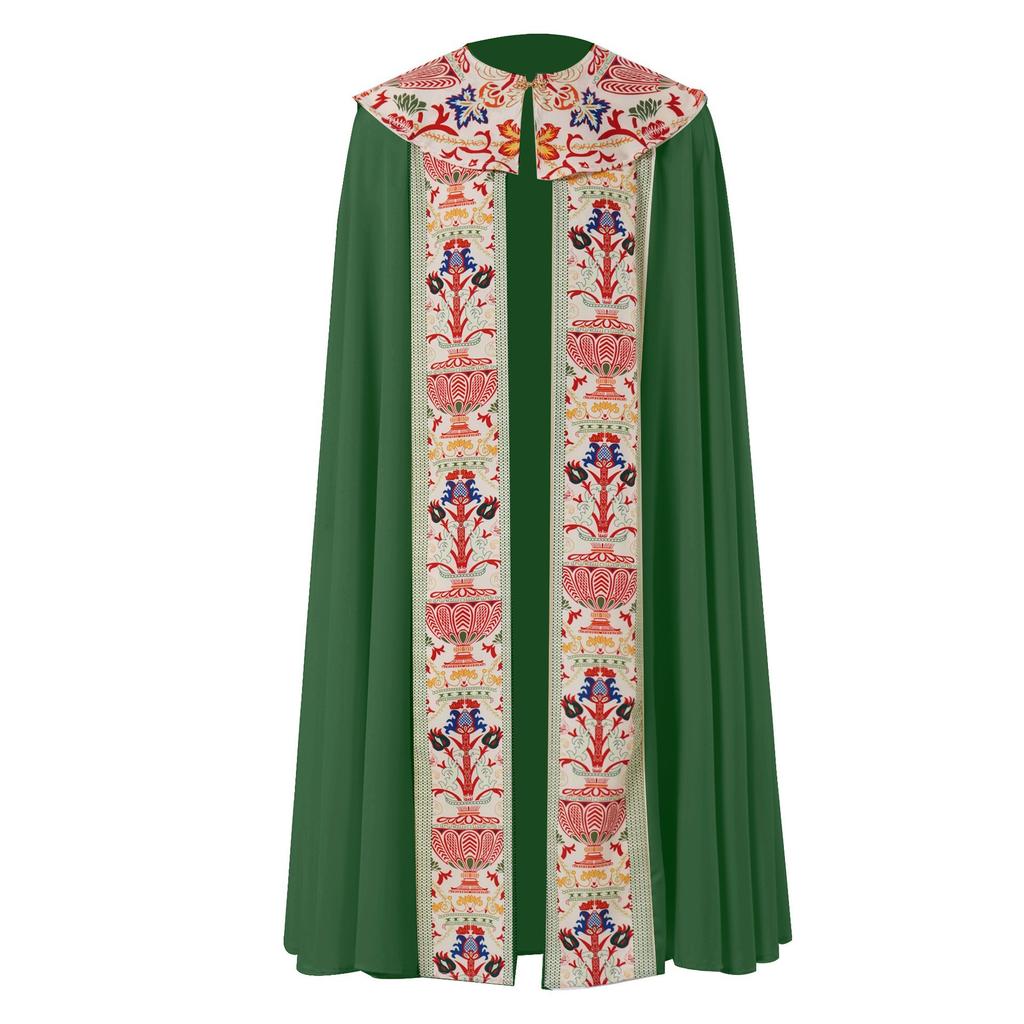 European And American Capes Medieval Court Capes Capes Stage Performance Costumes Halloween European And American Party Capes