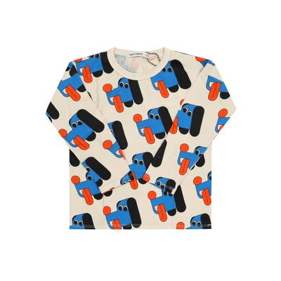 Bobo Shoes Koszulka z długim rękawem dla dzieci Doggie maTe B225ac010