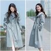 Women's Long Full-Body Windbreaker Raincoat Poncho - Single-Person, Split Type